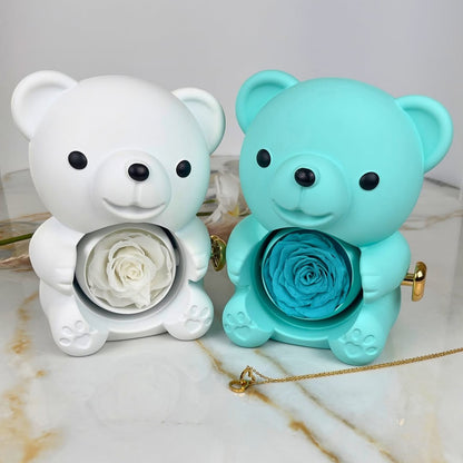 EverRose Bear & custom Necklace