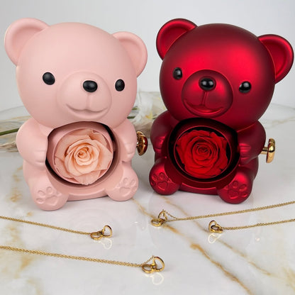 EverRose Bear & custom Necklace